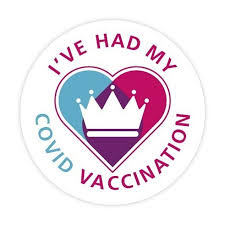 Covid-19 Vaccination Button Badge 55mm
